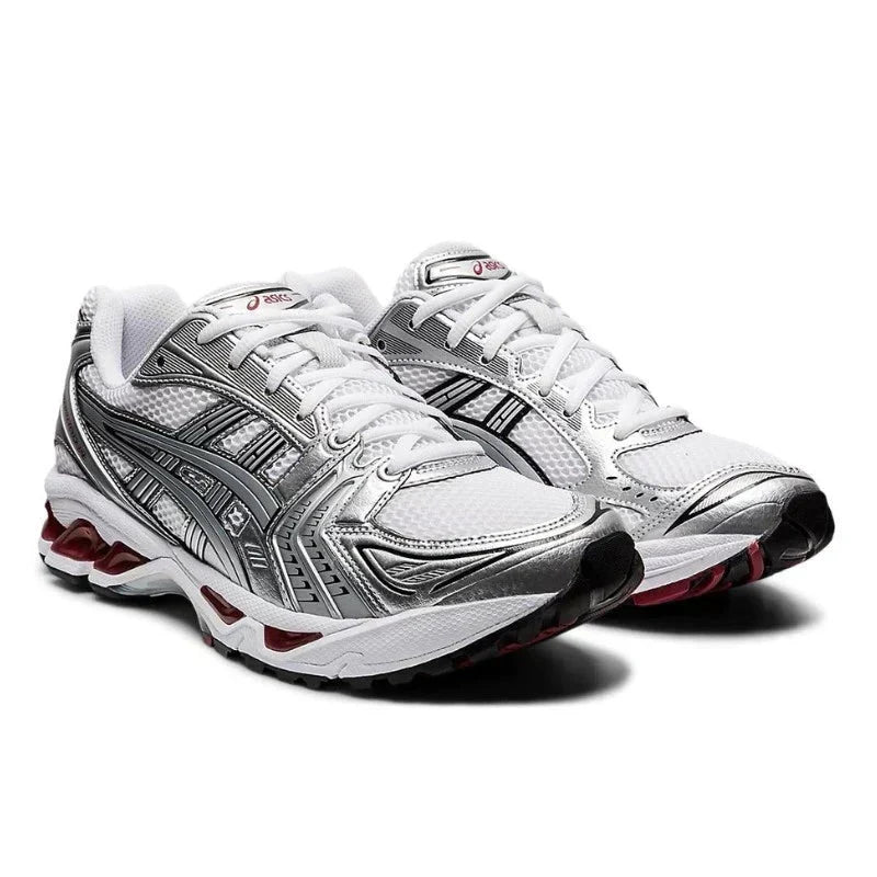 Gel Kayano 14 Silver & Red